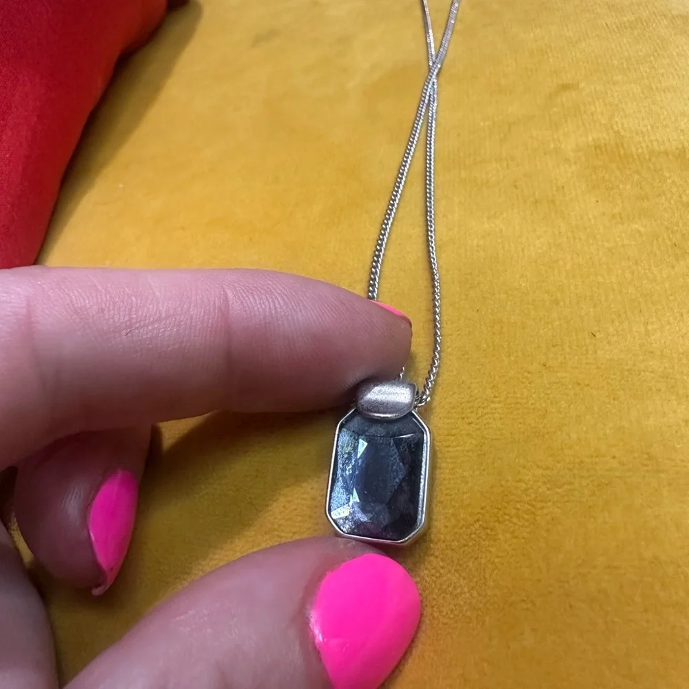 Reversible SWARVOSKI crystal necklace